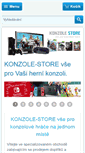 Mobile Screenshot of konzole-store.cz